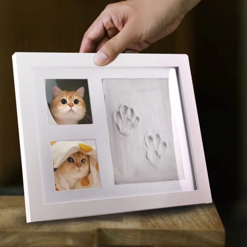 DIY Tierpfotenabdruck-Bilderrahmen-Set