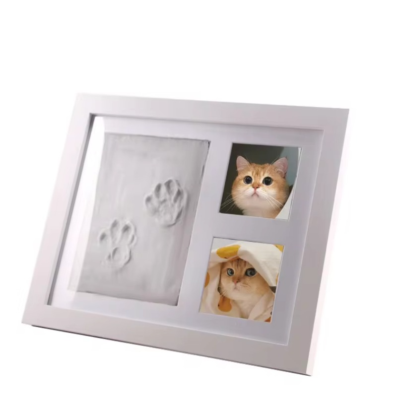 DIY Tierpfotenabdruck-Bilderrahmen-Set